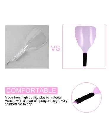 Dioche Plastic Hairspray Mask Clear Face Protector Mask with Sponge Handle Reusable Hairspray Face for Hair Salon Hairdressing Makeup () - Buy Online on GoSupps.com