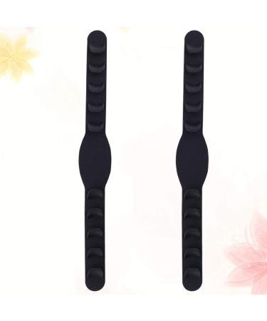 Faruta Adjustable Mask Extension Buckle - 10 Pack Black Ear Hooks for Comfortable Wear - Buy Online on GoSupps.com