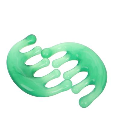 2 pi ces Peigne de Massage T te R sine Dents Larges Outil Portable de Relaxation Du Chevelu R duit Fatigue et Stimule Circulation Adapt Bureau et Voyage