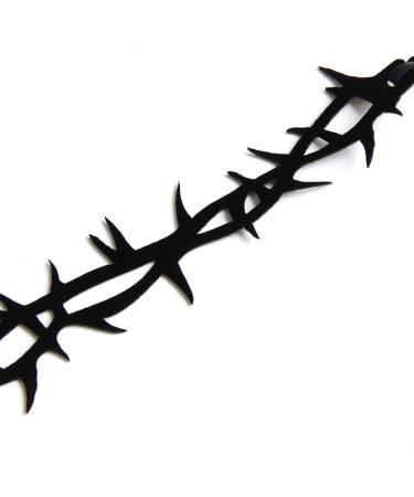 Oralgos Gothic Velvet Collar Necklace for Women & Girls - Adjustable Black Thorn Jewelry for Halloween & Role-Playing Games - Buy Online on GoSupps.com