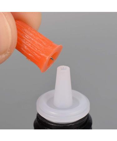 Beaupretty 100pcs Eyelash Adhesive Bottle Caps - Red Pin Tips & Glue for Eyelash Extensions | International Shipping - Buy Online on GoSupps.com