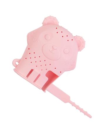 Gruwkue Bear Silicone Bite Gloves | Adjustable Baby Bite Ring Toys | Anti-Drop Silicone Gloves for 3+ Months - Buy Online on GoSupps.com