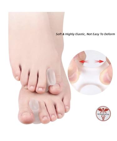 Multi-Size Silicone Toe Spreader - 6 Pack (S-M-L) - Soothes Bunion Pain and Promotes Toes Alignment - Buy Online on GoSupps.com