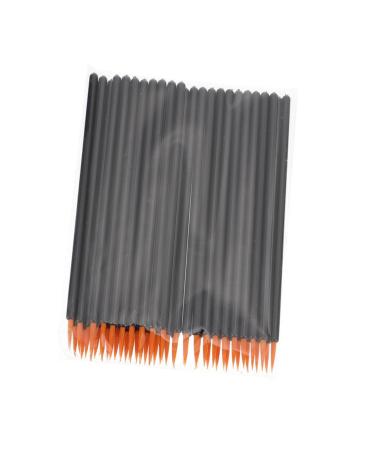 Healeved 200 Pcs Disposable Eyeliner Brush Fine Eyeliner Brush Practical Eyeliner Brush Lip Artificial Fiber 9x6.5cmx2pcs Blackx2pcs