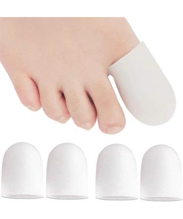 Gel Toe Caps for Big Toe Protection - 4-Piece Toe Pads & Separators for Blisters & Calluses Relief - Buy Online on GoSupps.com