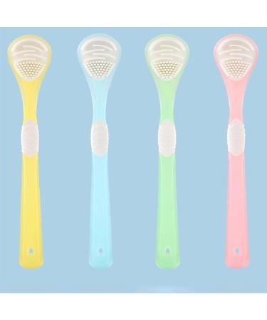 Suicra Double-Page Tongue Cleaner Toothbrush - Silicone Oral Care Tool for Fresh Breath (Pink) | International Shipping - Buy Online on GoSupps.com