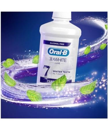 Oral-B 3D White Luxe Perfection - Mouthwash - Mint Freshness - 500 ml - Buy Online on GoSupps.com