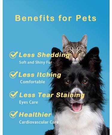 Monspet 88% Omega-3 Pure Fish Oil for Dogs and Cats Cardiovascular Support Brain Function Joint Health and Overall Well-Being. 60 Capsules  - Buy Online on GoSupps.com