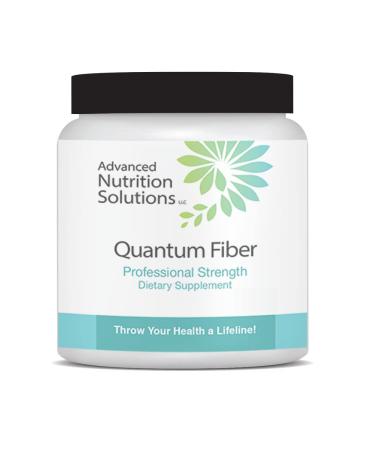 Advanced Nutrition Solutions Quantum Fiber- Hypoallergenic Organic Powder Blend for Blood Sugar Balance & Bowel Regularity & Support.   Brown Rice bran Apple Pectin Fig & Prune.  15.87 oz.