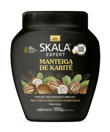 Skala Brazilian Hair Treatment Cream Manteiga de Karite Shea Butter 32 oz