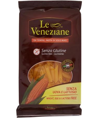  Italian Gourmet E.R. Le Veneziane Corn Pasta Gluten-Free Penne Rigate - 100% Italian Gluten Free Corn Pasta - Gluten Free - 250g + Italian Gourmet Pulp 400g - Buy Online on GoSupps.com
