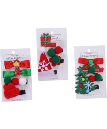 FRCOLOR 9 Sets Infant Hair Clips Girl Hair Clips Hair Accessories for Girls Xmas Hair Bows Christmas Hair Pins Xmas Hair Clips Christmas Barrettes Kid Barrettes for Christmas Kids Hair Pin - Buy Online on GoSupps.com