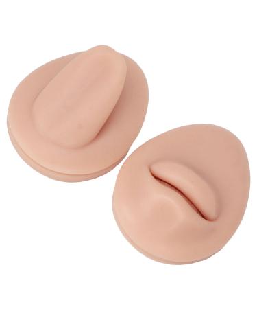 Simulated Mouth Tongue Model Simple Operation Soft And Convenient Mouth Tongue Stud Display Model Flexible Reusable Silicone For Jewelry Store (Medium Skin Color)