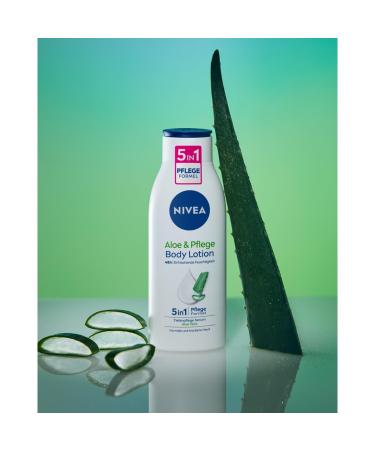 NIVEA Body Lotion Aloe & Moisturizer 400ml - Hydrating & Soothing Skin Care for All Skin Types | International Shipping Available - Buy Online on GoSupps.com