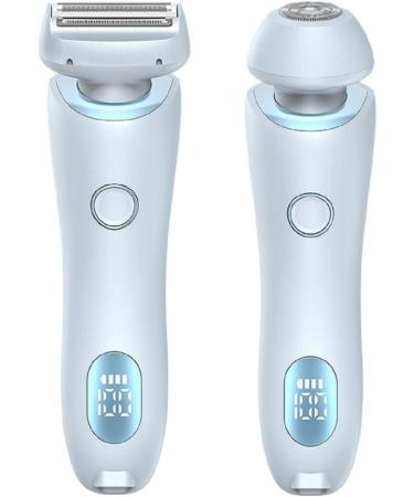 For a Smooth and Seamless Grooming Experience Choose Silky Glide Pro - The Ultimate Electric Shaver and Trimmer for Women's Face Legs and Armpits(Blue)