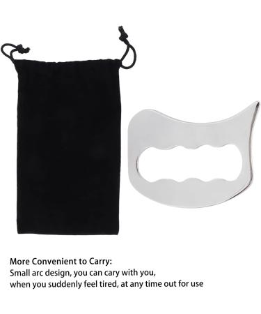 Premium Gua Sha Scraping Massage Tool - Stainless Steel Upgrade for Muscle Relief & Discomfort - Buy Online on GoSupps.com