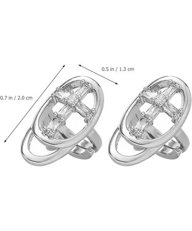 minkissy 1pc Fingernail Cover Copper Joint Ring Zircon Miss - Buy Online on GoSupps.com