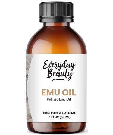 Pure Australian Emu Oil - 6X Refined for Skin, Hair & Hydration - Natural Omega 3 for Sensitive Skin, Hair Growth, Scars & Blemishes - Buy Online on GoSupps.com