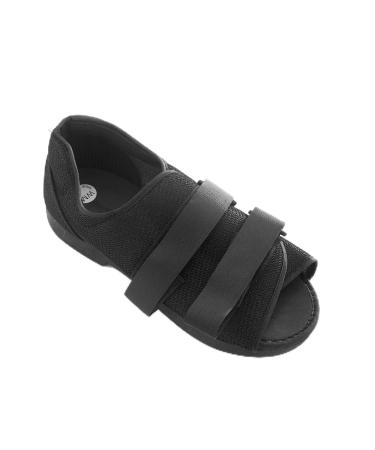 MediChoice Post-Op Shoe Foam-Padded Hook & Loop Closure Canvas Men's Small Black 1314OSG6331 (1 Each)