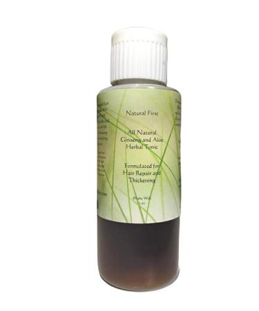 Natural First Ginseng and Aloe Vera Hair Growth Thickening and Repair Serum  2 oz