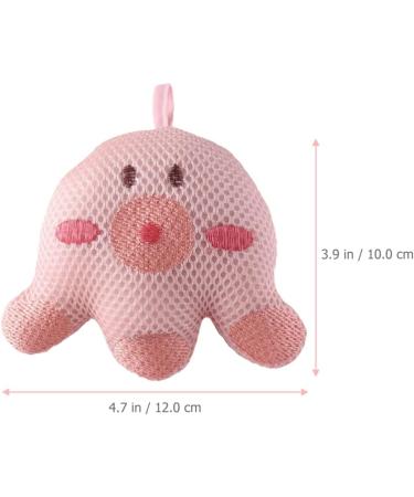 FOMIYES 2pcs Cartoon Bath Balls - Kids & Men Loofah Shower Puff | Soft Polyester & Cotton Sponge Fun Animal Design - Buy Online on GoSupps.com