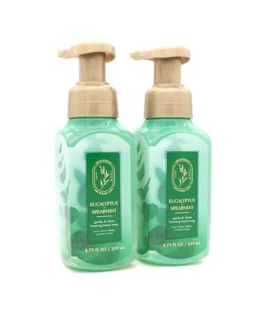 Eucalyptus Spearmint Bath and Body Gentle Foaming Hand Soap 8.75 fl oz each 2 pack (Artwork Packaging May Vary)