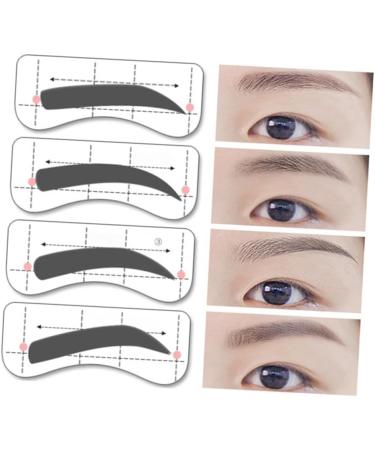 FOMIYES 96 Pairs 8 Eyeshadow Molds Eyebrow Makeup Tools Eyebrow Card Suite Eyebrow Marks Eyebrow Trimming - Buy Online on GoSupps.com