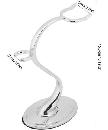 Demeras Metal Shaving Brush Stand - 17x10x10 cm | Ideal for Men Salon Home & Travel - Buy Online on GoSupps.com