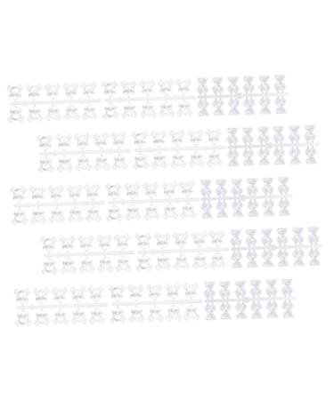 minkissy 3 Nail Polish Tools Bow Nail Color Display Tool Nail Tools for Nail Art Nail Art Tool Fake Nails Transparent Nail Color Display Tool Graphics Card Nail Polish Glue