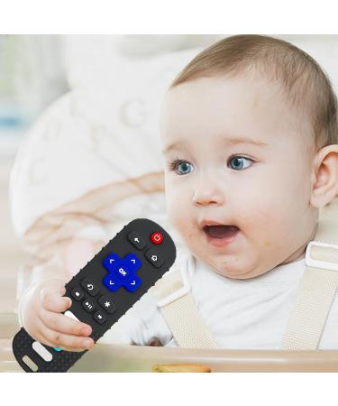Silicone Baby Teething Toy - BPA Free Remote Control Teether (Grey) - Buy Online on GoSupps.com