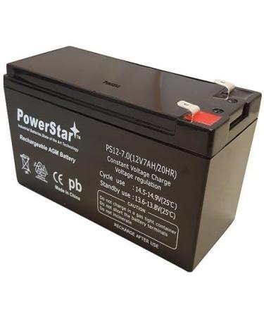 PowerStar 12V 7AH SLA Battery - Compatible with APC ES500 ES550 LS500 RBC110 RBC2 | International Shipping Available - Buy Online on GoSupps.com