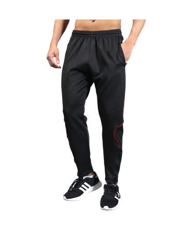 Shinestone Men's Sportswear Soccer jerseyTraining Pants Casual Pants Fitness Pants Medium Black Red