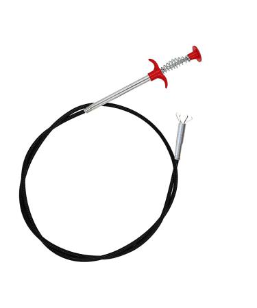 Dredging Tools Flexible Grabber Pick Up Tool With 4 Claws Drain Hose Cleaner Sticks Spring Pipe Dredging Tools for Home Sink Toilet Drains Litter Pick (90cm/35in)