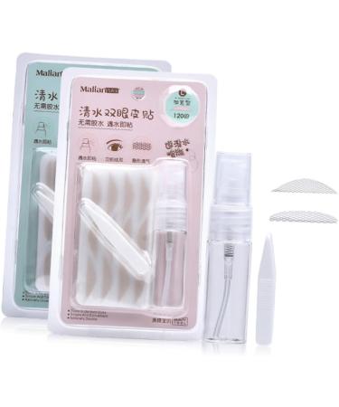 FOMIYES 2 Packs Travel Spray Bottle Cosmetic Eyelid Patch Women Double Eyelid Sticker Adhesive Tape Sample - Buy Online on GoSupps.com