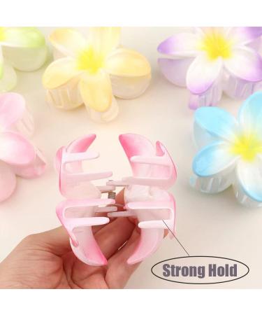 2023 Hawaiian Flower Hair Claw Clips - Strong Hold for Women with Thick & Thin Hair - Fabulous Color - Great Gift Idea - Buy Online on GoSupps.com