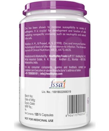 Sheltr Zinc Citrate Supports Immune and Immunity - 120 Veg Capsules - Buy Online on GoSupps.com