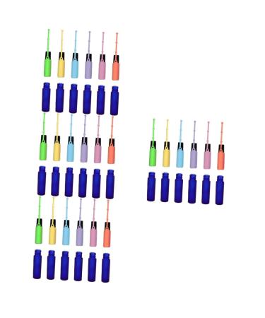 Angoily 4 Sets Roller Bottle Empty Refillable Perfume Cosmetics Liquid Bottle Travel Liquid Container Pump Portable Essential Oil Bottle Essential Oil Container Bottle with Silicone Sleeve