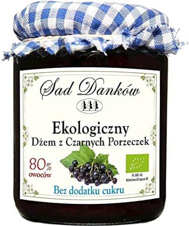 SAD DANK W - Organic sugar-free blackcurrant jam 260 g