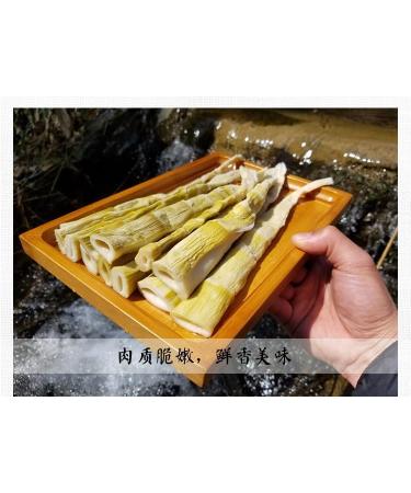 Natural Pure Bamboo Shoot Jerky Roasted Crispy and Tender Bamboo Shoot Jerky Wild Bamboo Shoot Jerky 250g/bag Soup Ingredients Green Vegetarians Chinese Specialty Bamboo Shoots (3bag) - Buy Online on GoSupps.com