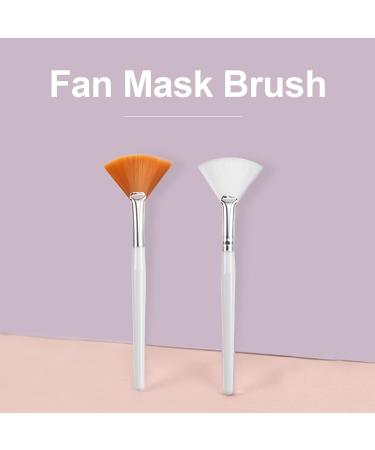 NITAIUN 10 Pcs Face Mask Brush Soft Facial Fan Brushes Face Mask Applicator Brush Cosmetic Brush DIY Makeup Tool for Mud Mask Cream Peel Sleeping Mask Makeup (10 Pieces) - Buy Online on GoSupps.com