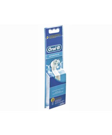 Oral-B Interspace Brush Heads - 2 Heads Blue 2 Count (Pack of 1)