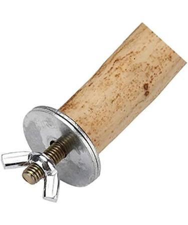 PARROT ESSENTIALS Large Natural Wood Perch for Parrot African Grey Cockatiel and Other Birds - Comfortable Bird Perches - Pine Wooden Bird Stand for Foot Exercise - Safe Non-Toxic Bird Accessories - Buy Online on GoSupps.com