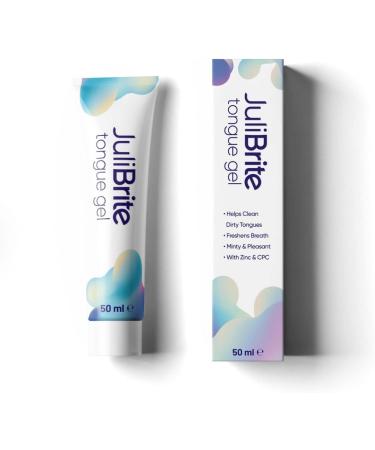 JuliBritrite Tongue Angel 50ml - Combat Bad Breath & Halitosis | 4-Piece Tongue Scraper & Cleaner Set for Fresh Breath & White Tongue - Buy Online on GoSupps.com