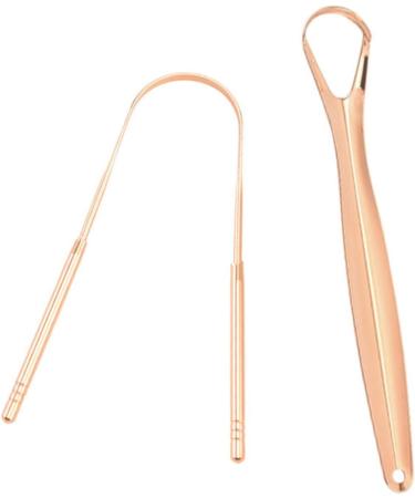 Yawdil Reusable Stainless Steel Tongue Scraper - Fresh Breath Oral Hygiene Tool (2 Pack) for International Shipping - Buy Online on GoSupps.com