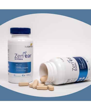 Zen Ear Tinnitus Relief Supplement - Alleviate Ringing Ears with Vitamin C Zinc Magnesium Oxide Bioflavonoids & Herbal Blend - Buy Online on GoSupps.com