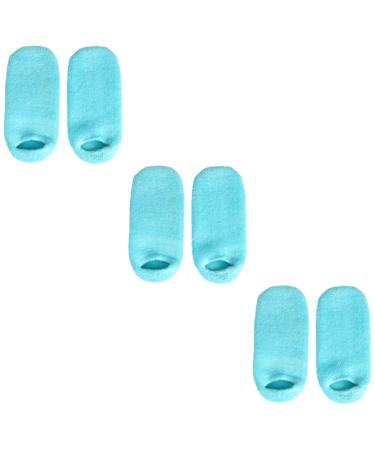 FRCOLOR 3 Pairs Ankle Socks Foot Bath Socks Spa Moisture Moisturising Foot Socks Women's Socks Moisturising Heel Socks Anti-Tear Socks Ripstop Socks Gel