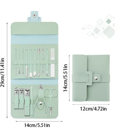 Nail Clipper Set 16-piece Manicure Care Nail Scissors Set Home Manicure Tools Suitable for Travel and Beauty Portable Travel Beauty Kit Nail Trimming Kit(02) - Buy Online on GoSupps.com