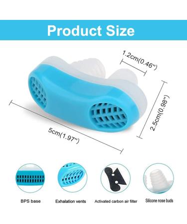 Anti Snoring Nose Clip - Stop Snoring Device for Comfortable Sleeping | Air Purifier Solution for Men and Women - Buy Online on GoSupps.com