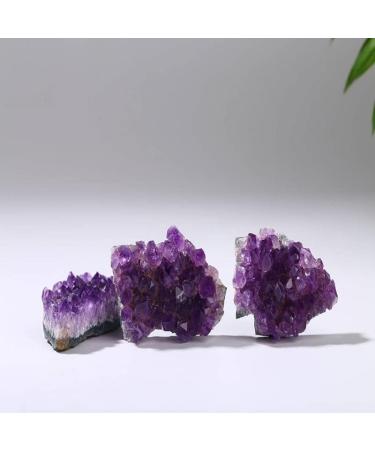 Crystal Hole Natural Quartz Amethyst Cluster Stones Specimen Home Decoration Crafts Purple Crystal Sample 1Pcs Crystsl Cluster 30-40g Crystal Hole (Color : Crystsl Cluster Size : 130-150g) 130-150g Crystsl Cluster - Buy Online on GoSupps.com
