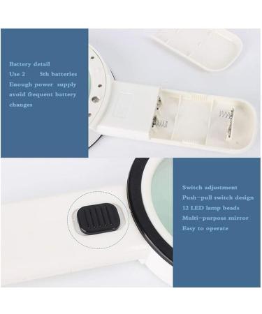 ES for Hobbies Reading Magnifier 30 Times High-Definition Handheld with LED Light High Magnification Suitable for Children Students to Read Identifi Better Life - Buy Online on GoSupps.com